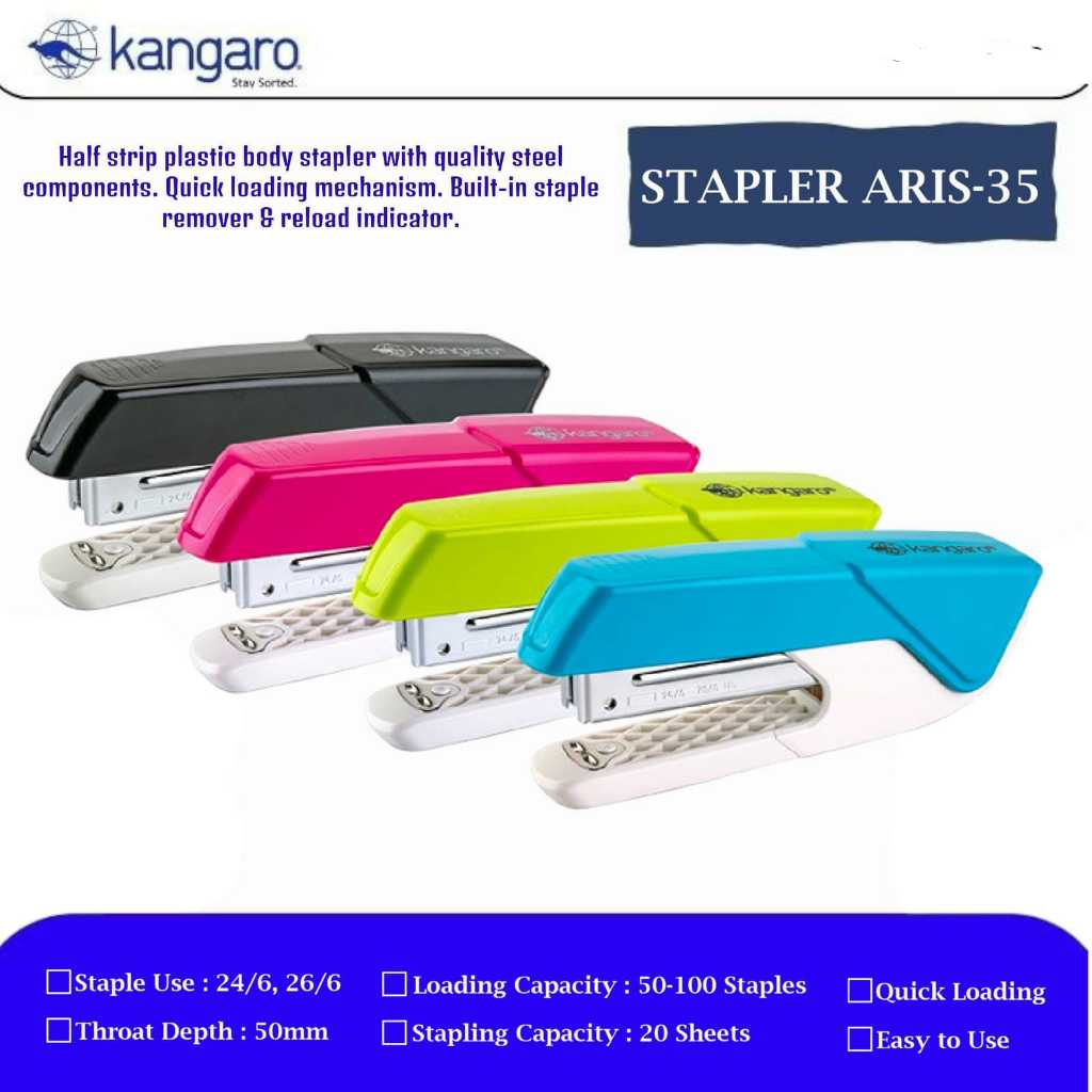

Hekter / Jepretan / Stapler Aris 35 Kangaro