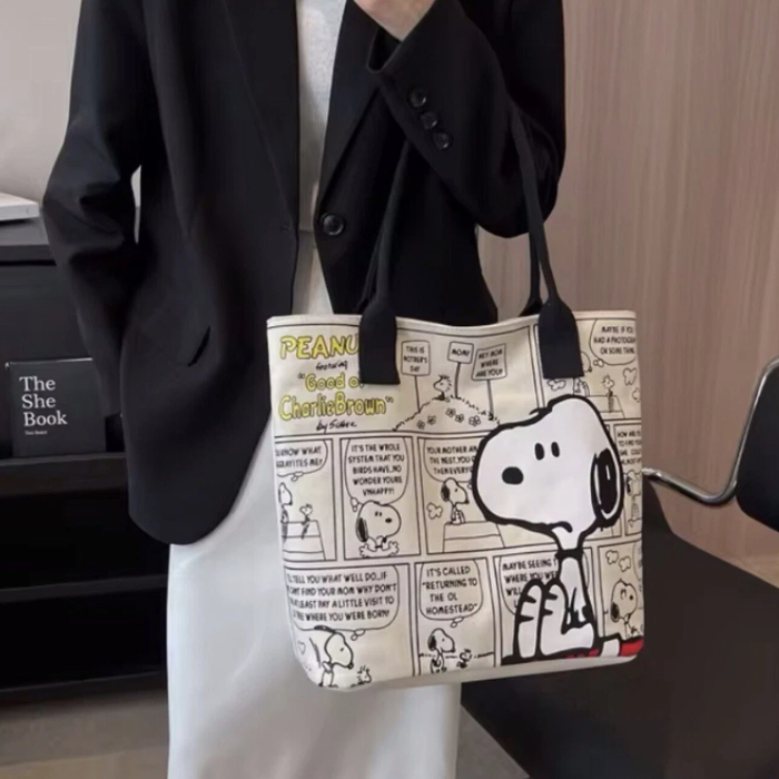 Tote Bag Snoopy Peanuts – Desain Komik