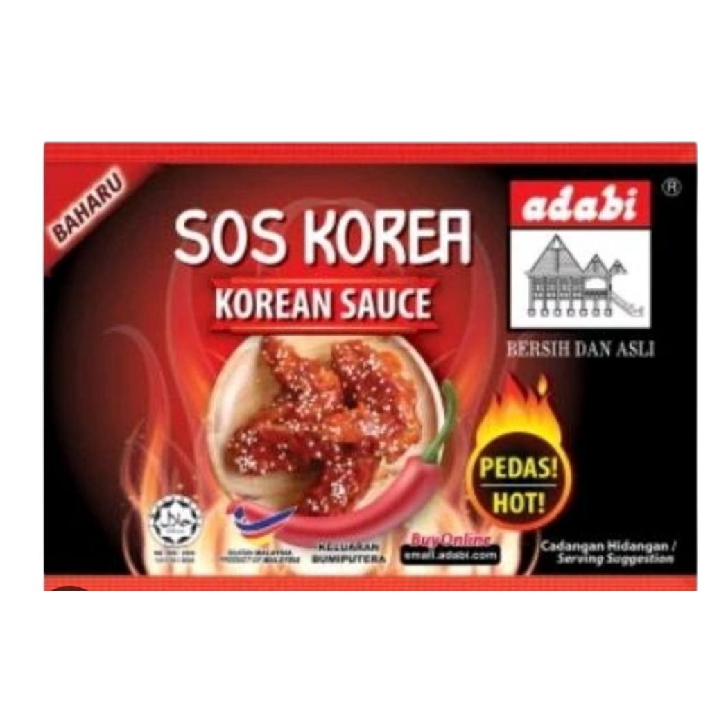

Adabi Sos Korea Korean Sauce 40g Pedas Hot