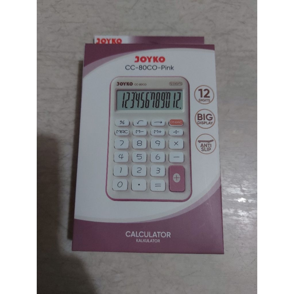 

CALCULATOR CC-80CO 12 DIGITS JOYKO