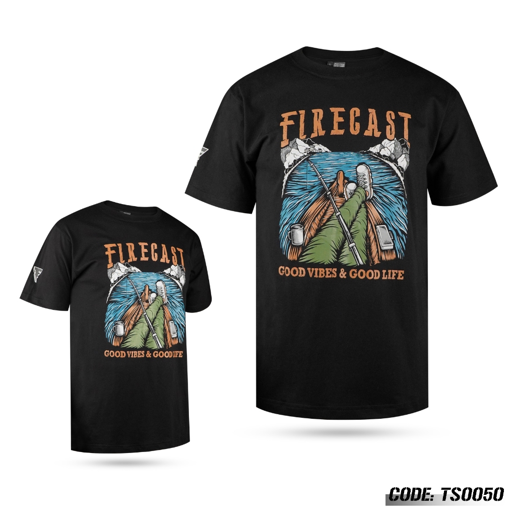 Firecast | Kaos Mancing | Baju Mancing | Firecast T-Shirt 050