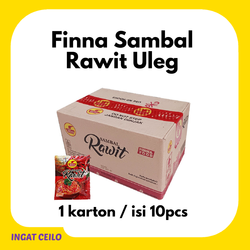 

Finna Sambal Uleg Rawit Sachet - 1 Dus Pedas