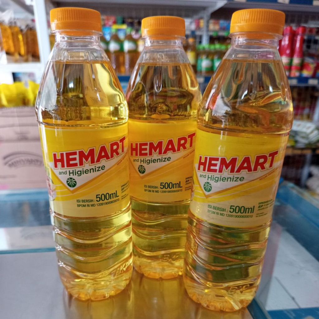 

Minyak goreng hemart 500ml