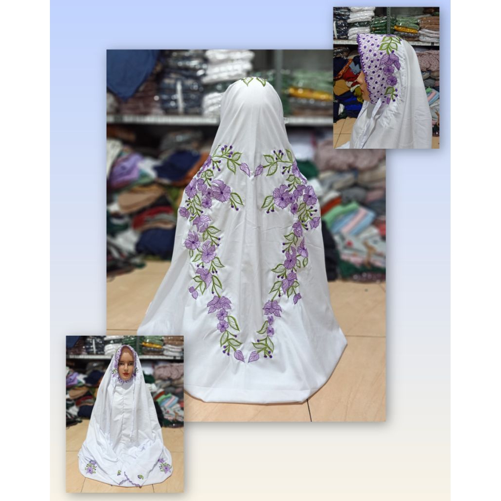MUKENAH KATUN PREMIUM MOTIF BORDIR MUKENAH DEWASA MUKENAH KATUN MUKENAH MURAH