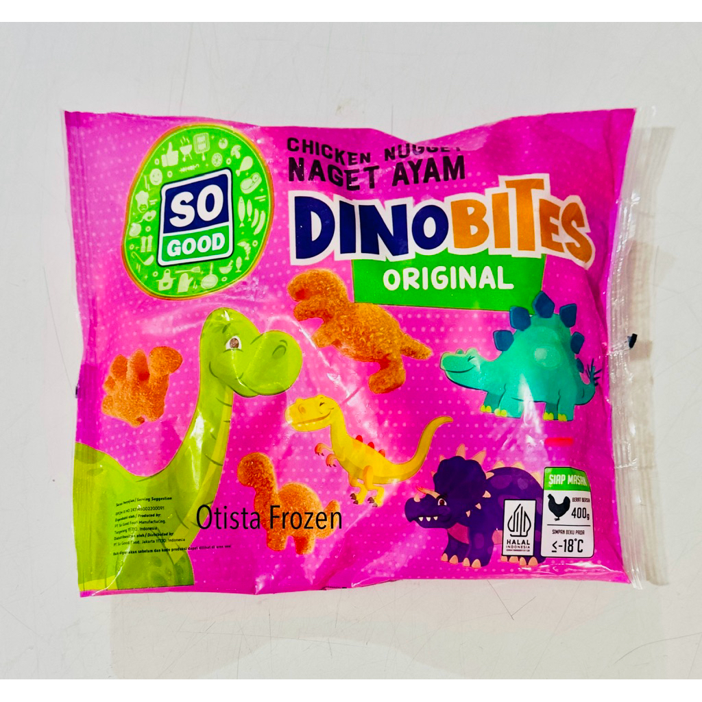 

SO GOOD NAGET DINO 400 GR / DINOSAURUS / DINOBITER / SO GOOD