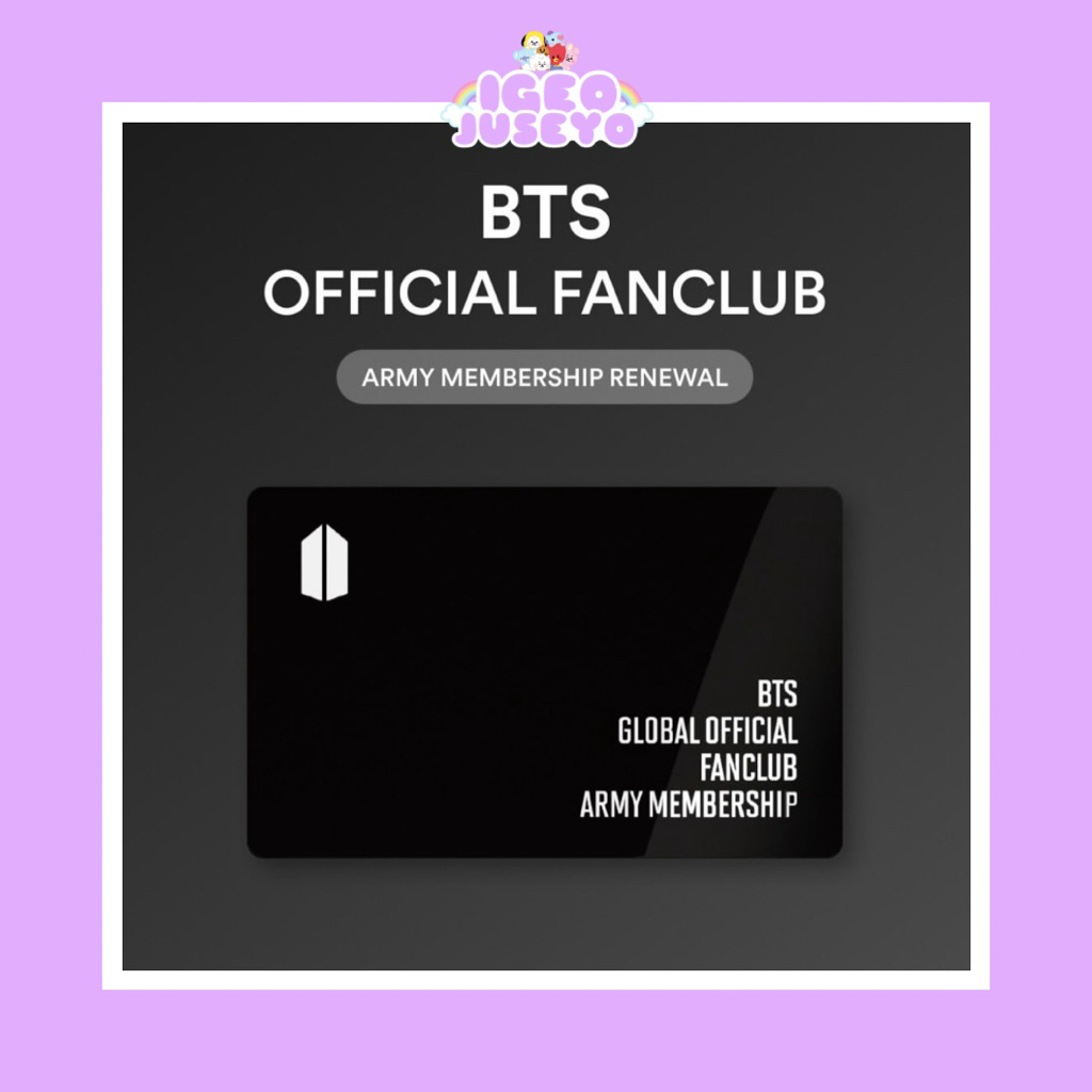 BTS 12th Global Official Fanclub Army Membership, Army Membership Gift