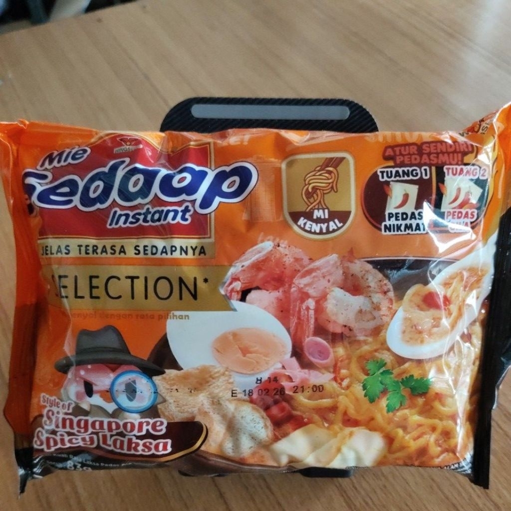 

Mie sedaap selection rasa singapore spicy laksa