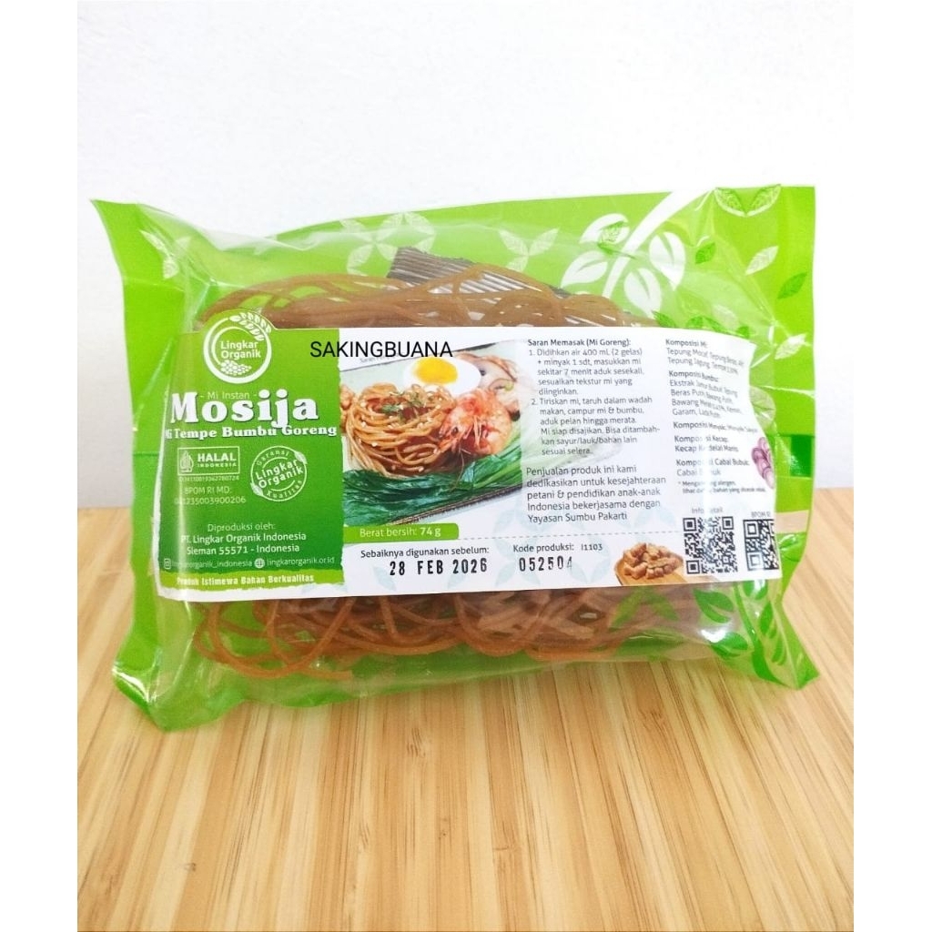 

Mosija Mi Tempe Bumbu Goreng - Lingkar Organik