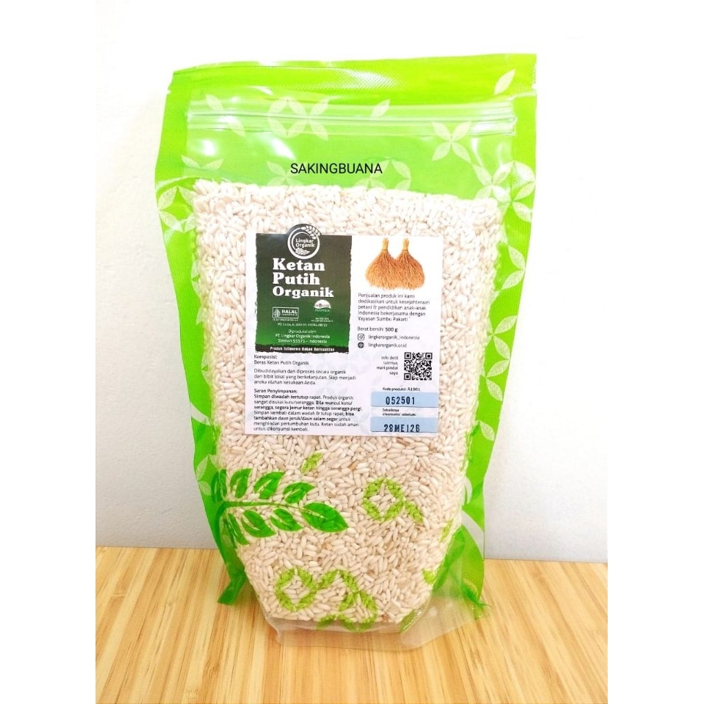 

Ketan Putih Organik 500gr - Lingkar Organik
