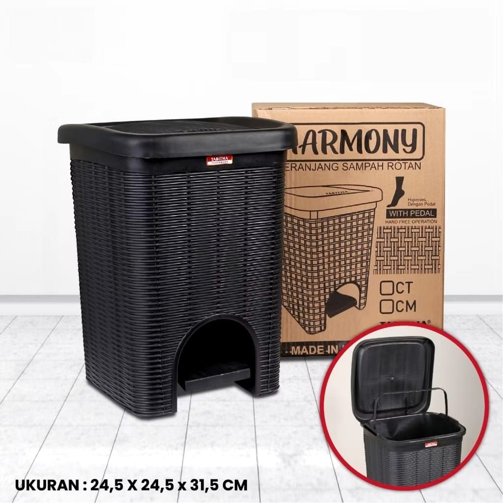 Tempat Sampah Bak Sampah Tabitha Regata & Harmony injak Series