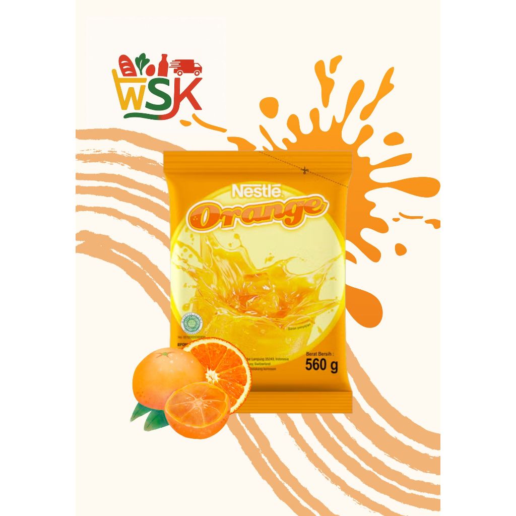

Nestlé Orange Minuman Serbuk Rasa Jeruk 560g Segar & Menyegarkan
