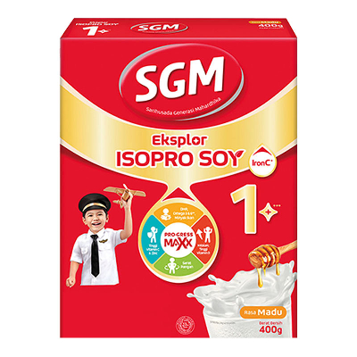 

SGM Eksplor ISOPRO SOY 1+ Susu Bubuk Pertumbuhan Anak Madu 400 g