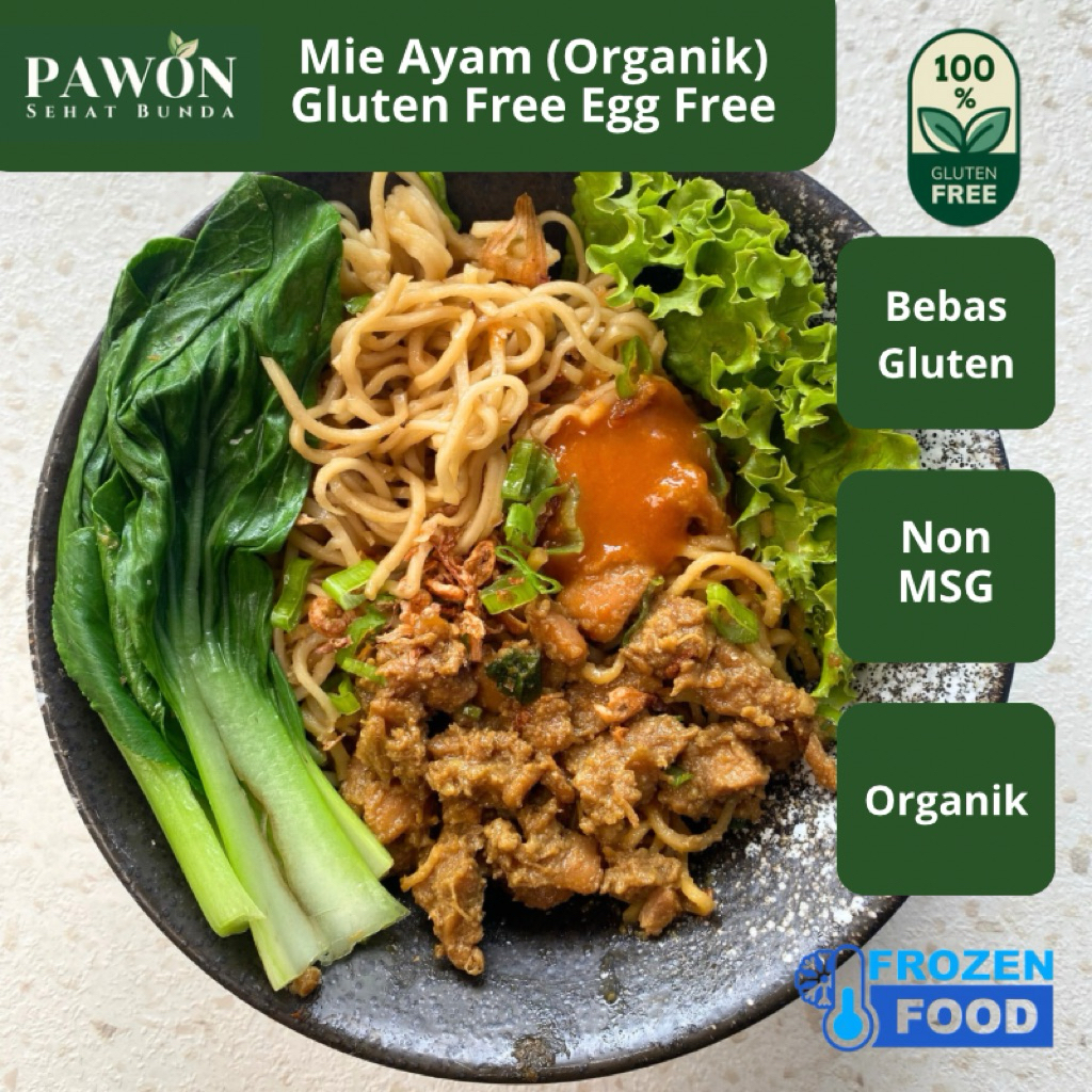 

Mie Ayam Bakso Gluten Free Organik Egg Free FROZEN