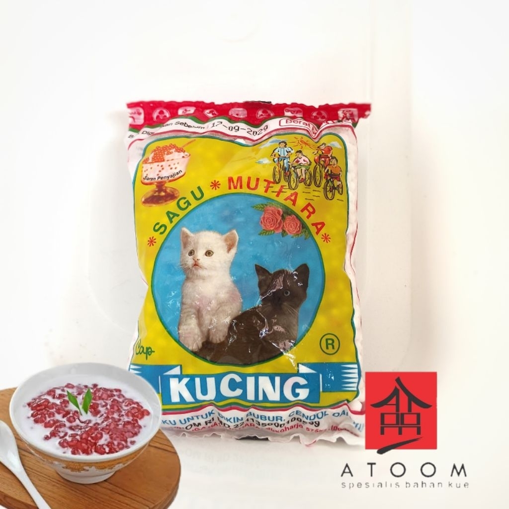 

Sagu mutiara cap kucing 70g