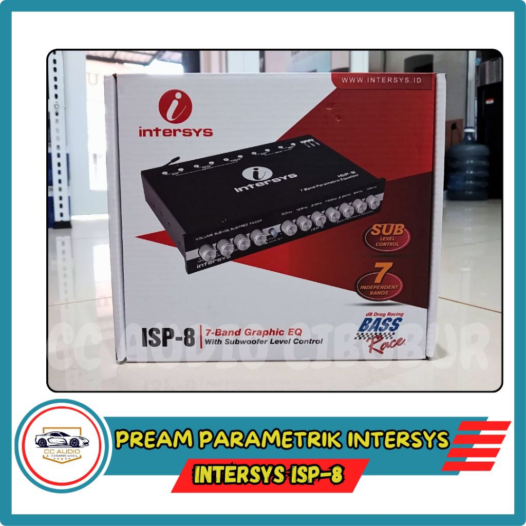PARAMETRIC EQUALIZER 7 BAND INTERSYS ISP-8 ORI