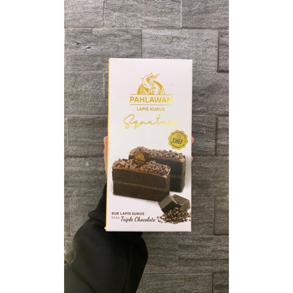 

Lapis kukus pahlawan triple chocolate