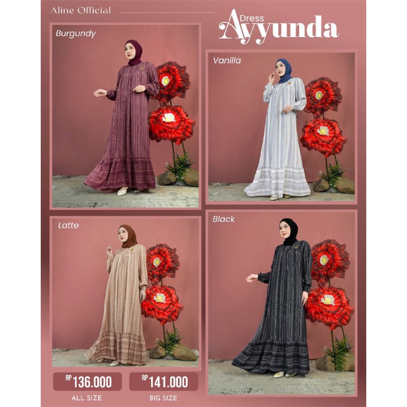 AYYUNDA DRESS BY ALINE OFFICIAL/ ALINE OFFICIAL GAMIS