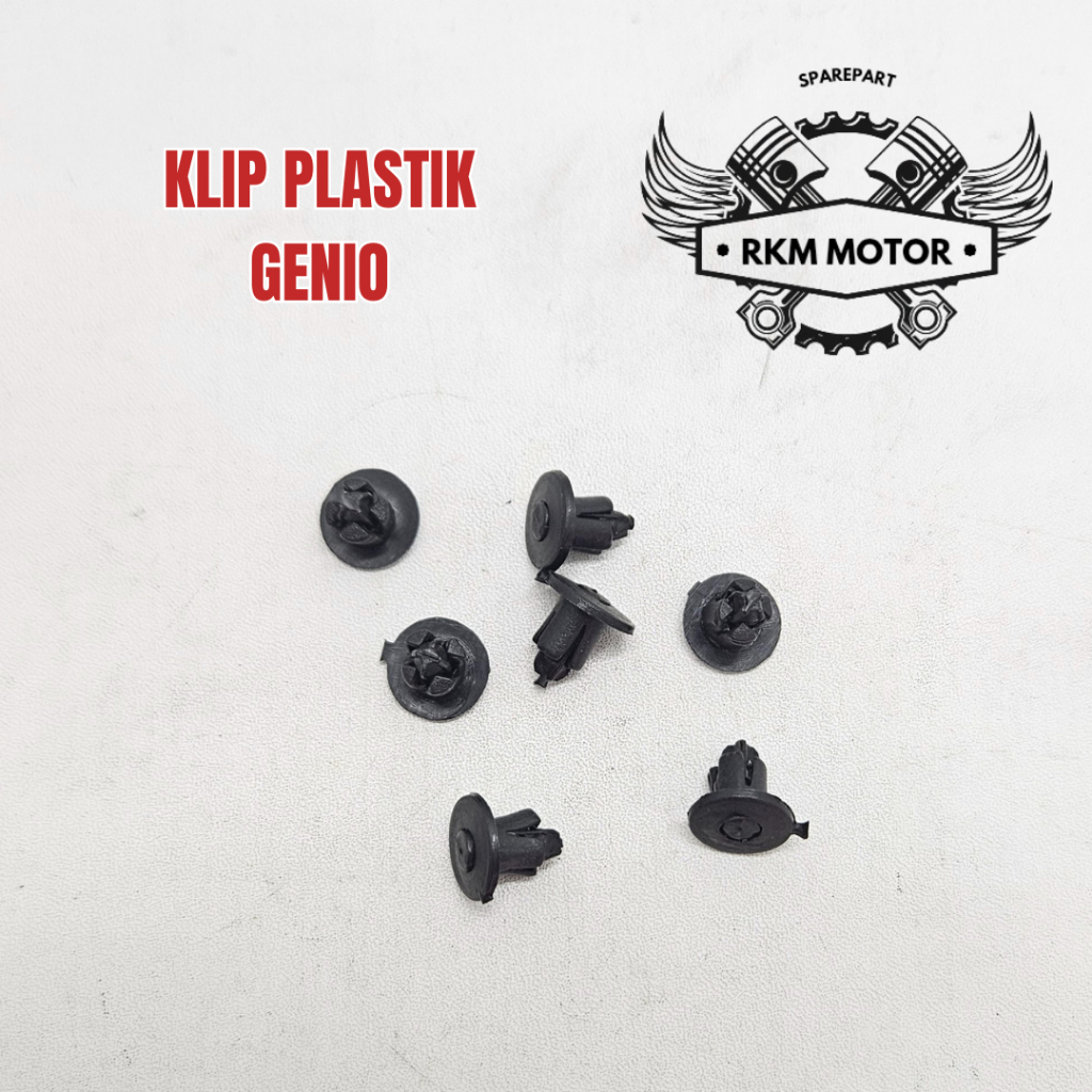 BAUT + KLIP PLASTIK GENIO - BAUT KLIP KANCING BODY RIVET PLASTIK