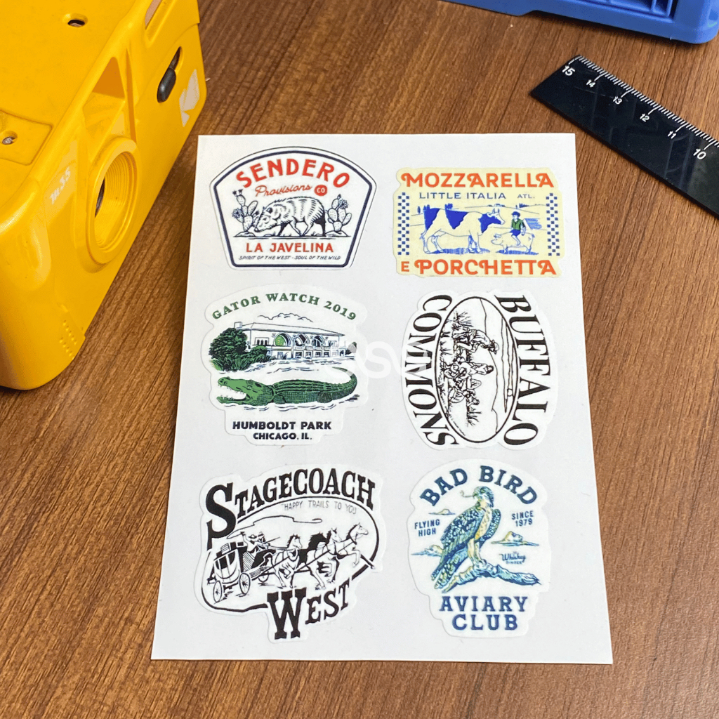 

STICKER VINTAGE / AESTHETIC STICKER / STICKER RETRO / SUNDAY STICKER STUFF