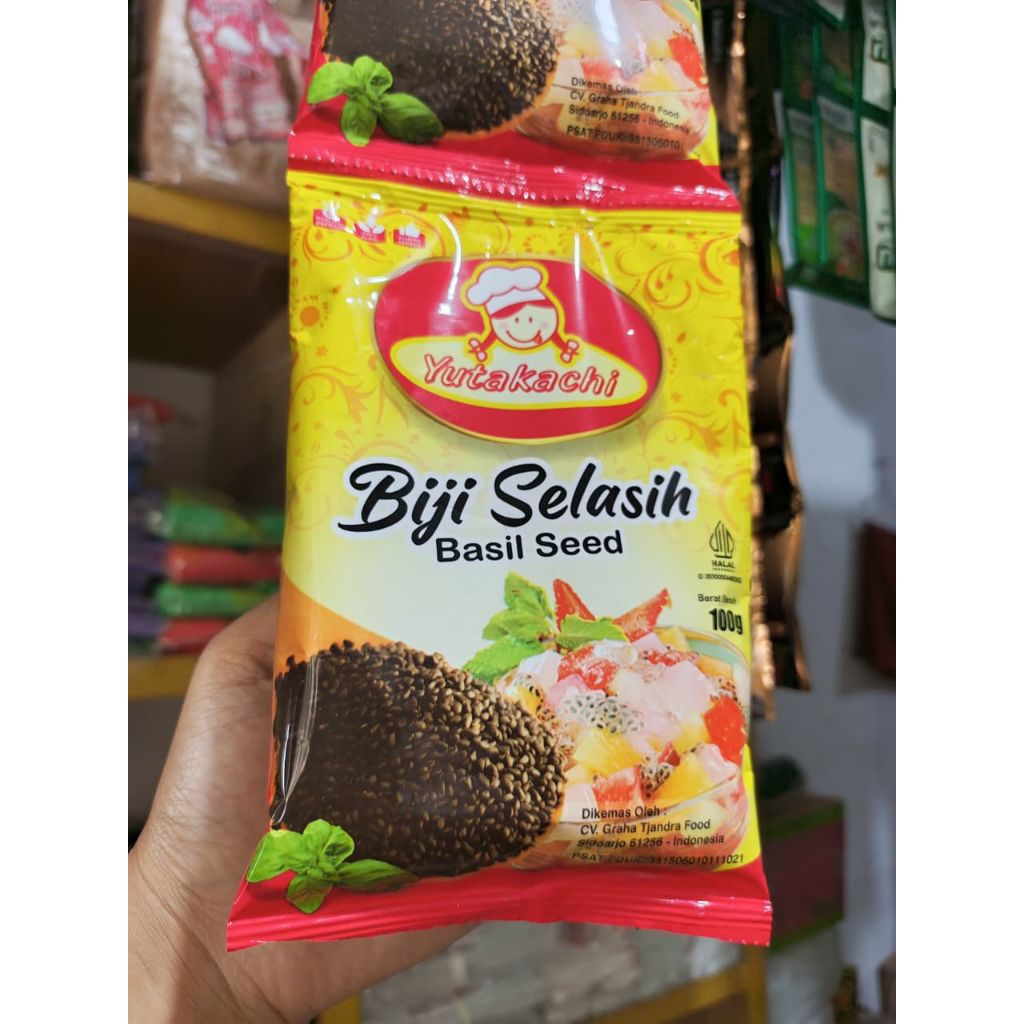 

Biji Selasih Yutakachi Kemasan dan Repack