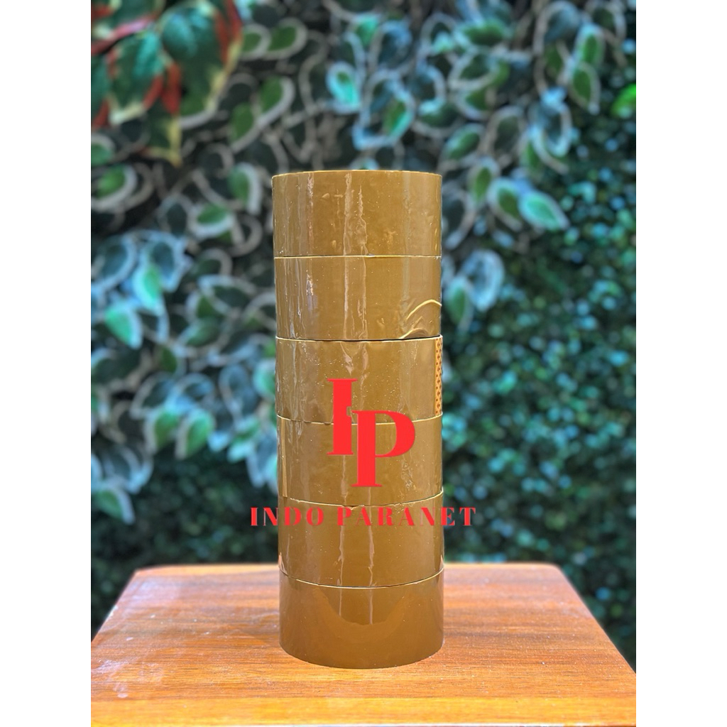 

LAKBAN COKLAT (1 SLOP 6 PCS) 45MM X 90 YARD ISOLASI TAPE SELOTIP