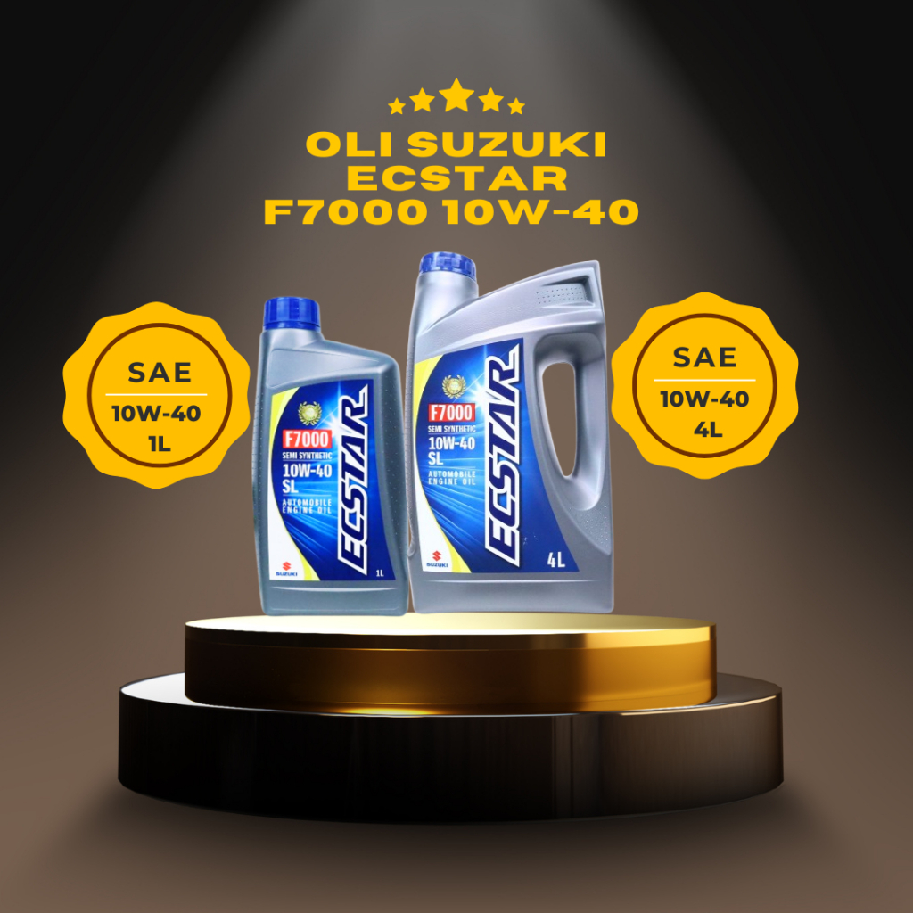 OLI SUZUKI ECSTAR F7000 ( 10W-40 ) 4L & 1L