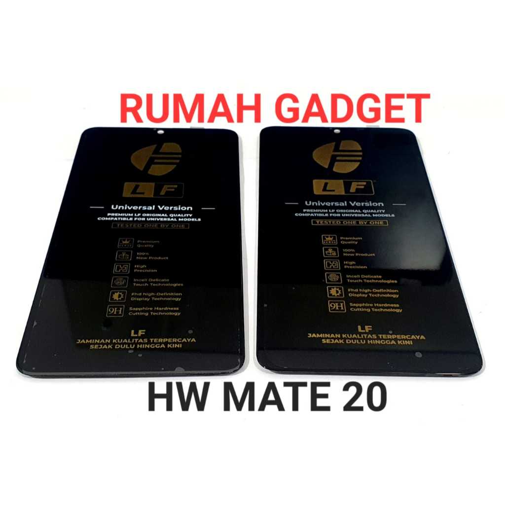 LCD H*W MATE 20/MATE 20 PRO/MATE 20X BLACK  FULLSET TOUCHSCREEN INCELL/SUPER LF