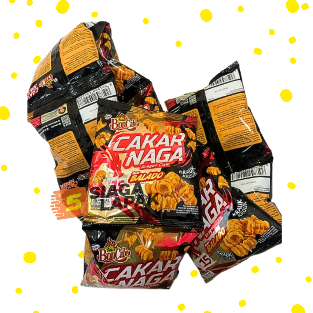 

Makaroni Cakar Naga 1 RENTENG ISI 10 PCS Rasa Balado Lv 15 [BELI BANYAK LEBIH MURAH]