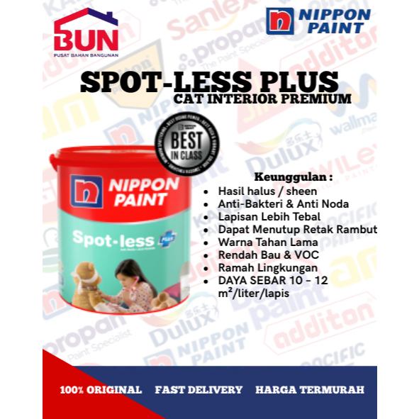 CHAMELEON BGG 1798T 20 LITER / SAGE GREEN CAT TEMBOK EKSTERIOR NIPPON PAINT / SPOTLESS PLUS SHEEN PA