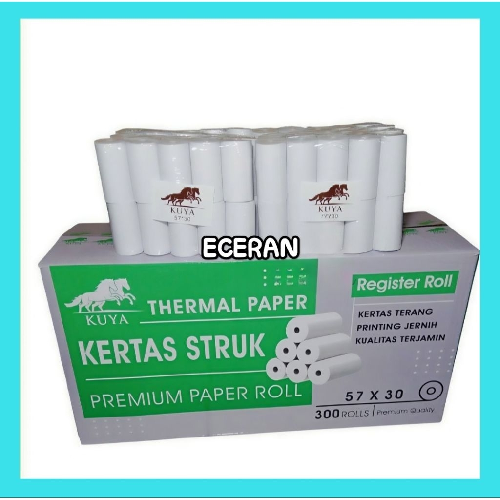 

kuya kertas print struk kasir thermal 57x30 eceran