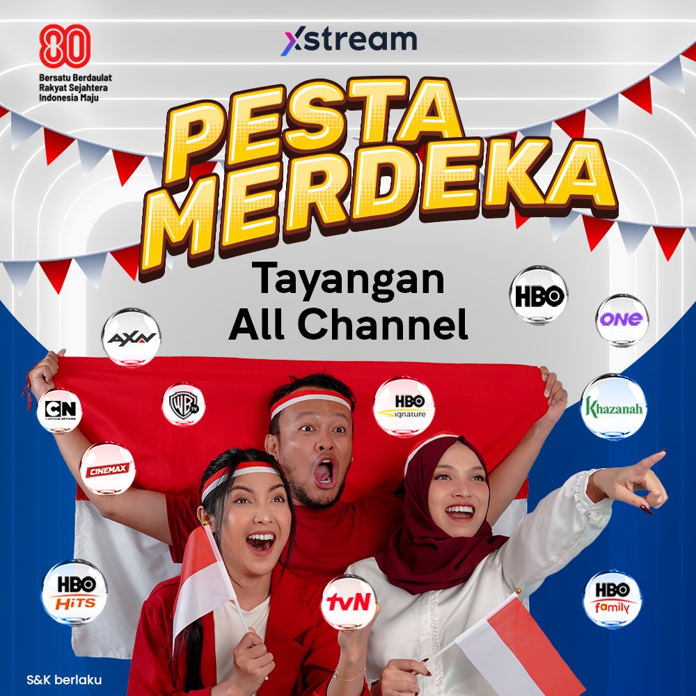 Langganan XSTREAM DIAMOND 3, 6, 12 bln - FREE Streaming Android Box, Channel TV, Film, dan Series