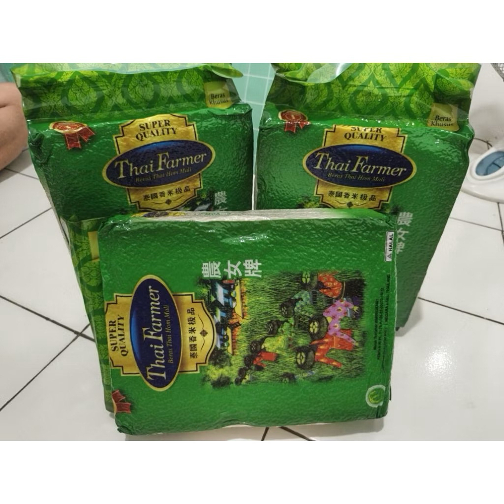 

Beras Import Thailand Thai Hom-mali Beras Thai Farmer 5 kg