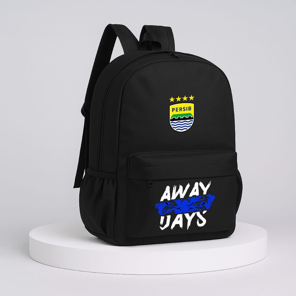 Catenzo - Tas Sekolah Anak SD SMP  Persib Away Days Laki Laki Perempuan Casual Kasual Ransel Kantong