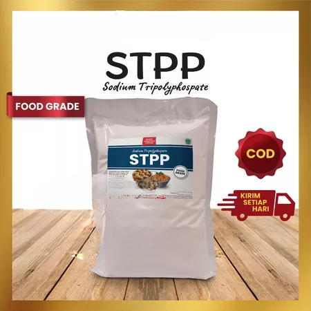 

STPP Food Grade 1kg / Pengenyal Bakso, Mie, Dimsum, Siomay