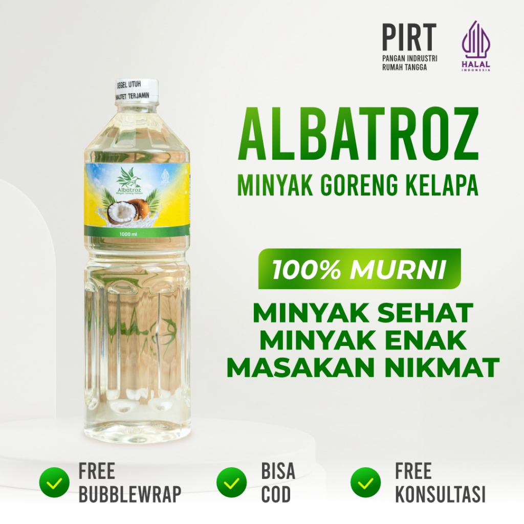 

ALBATROZ minyak kelapa minyak goreng kelapa 1 liter