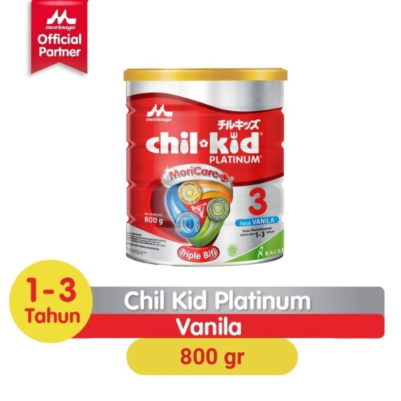 

Chil Kid Platinum Vanila & Madu 800g Susu Pertumbuhan Anak Usia 1-3 Tahun EXP 2027