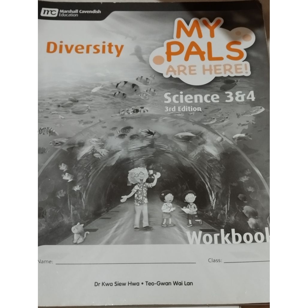 [ORI/BEKAS] Buku science workbook diversity My Pals Are Here 3&4 3rd edition
