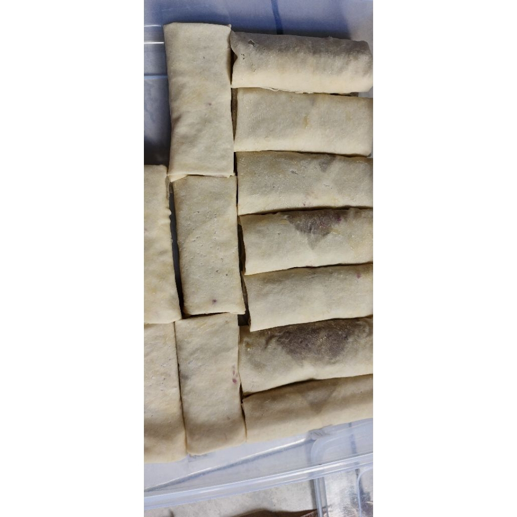 

Lumpia ubi ungu isi keju mozarella 1Pck isi 4pcs Frozen