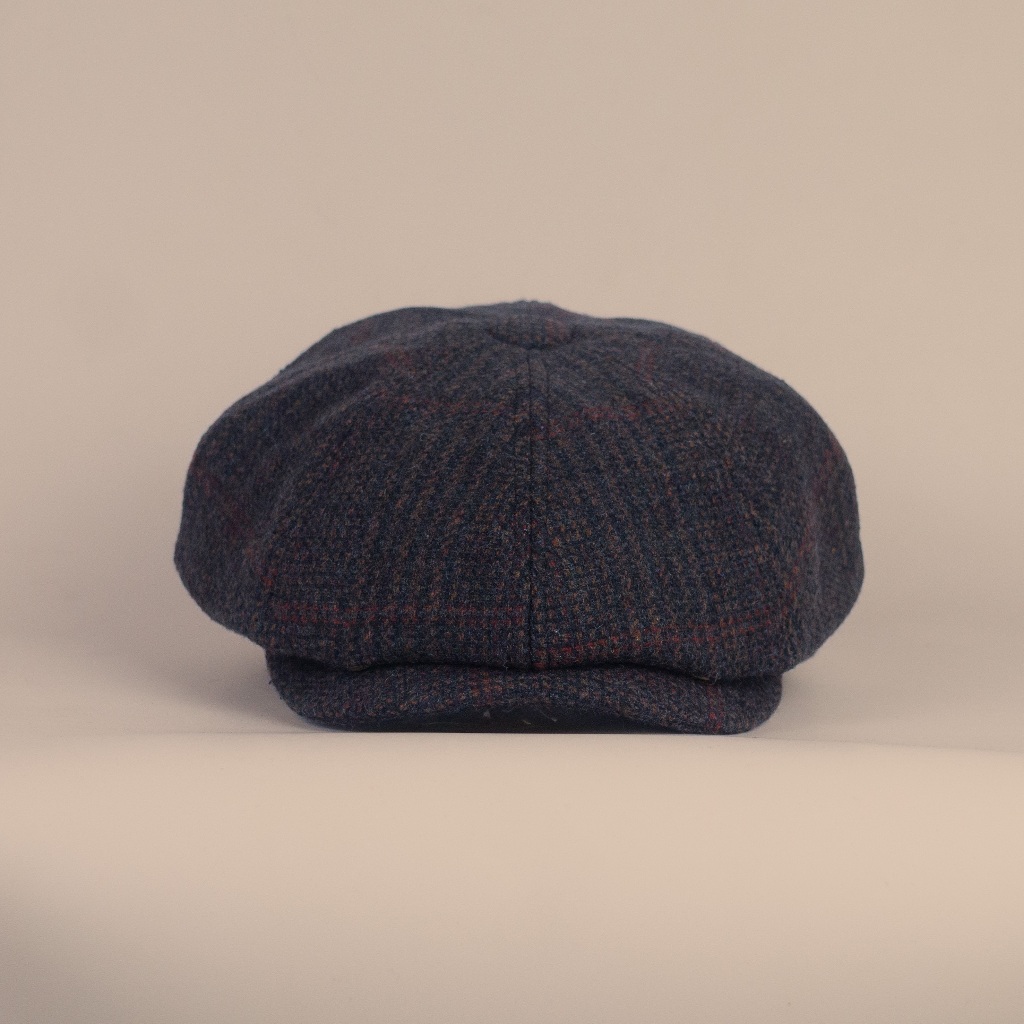DIVINCES Newsboy Cap Gatsby Size XL Brown Corak Wool - Topi Vintage Copet Peaky Blinders/ Tom Shelby