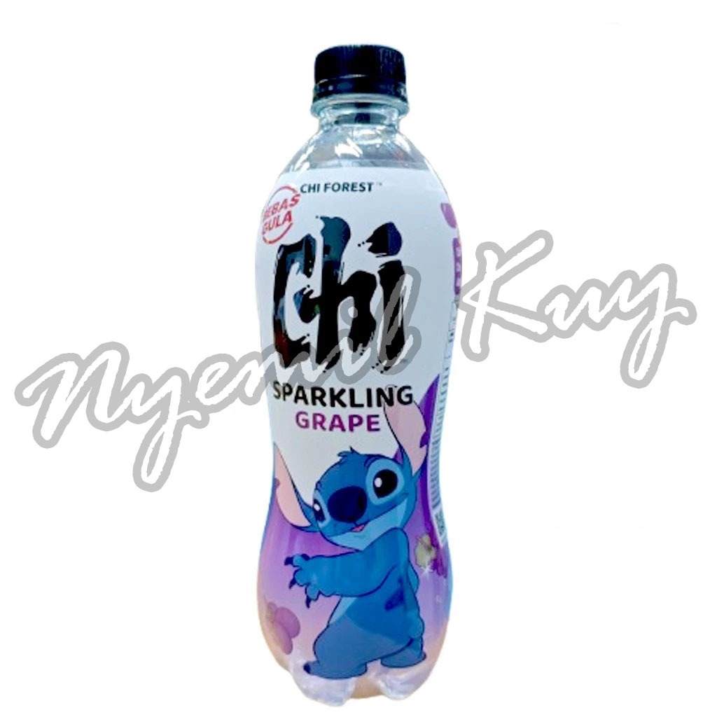 

CHI Forest Sparkling Water Bebas Gula Grape Delight 480ml - Minuman Soda Rasa Anggur