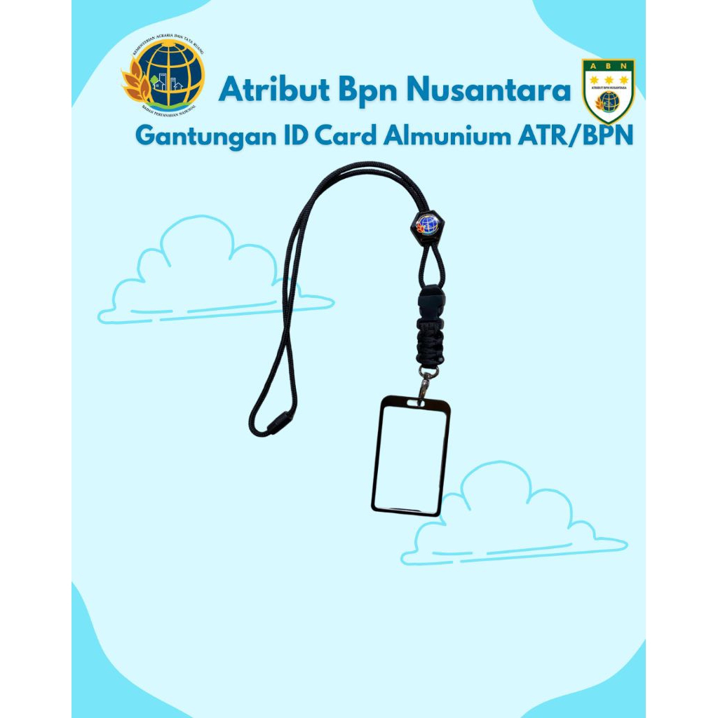 

Lanyard ID Card Almunium Kementerian ATR/BPN