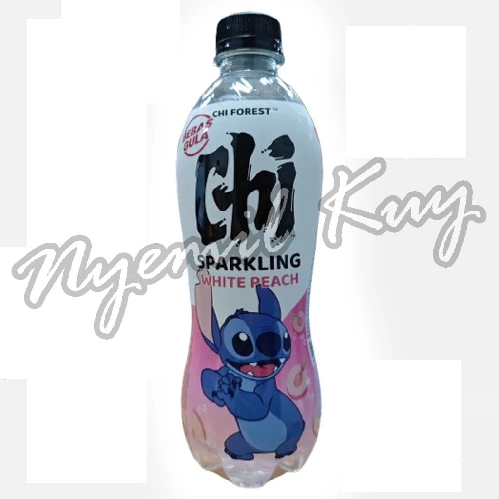 

CHI Forest Sparkling Water Bebas White Peach 480ml - Minuman Soda Rasa Persik