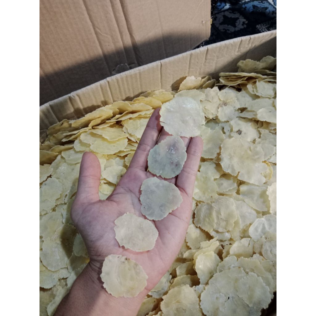 

Emping melnjo mentah biji 1&2 berat 500gram full kering