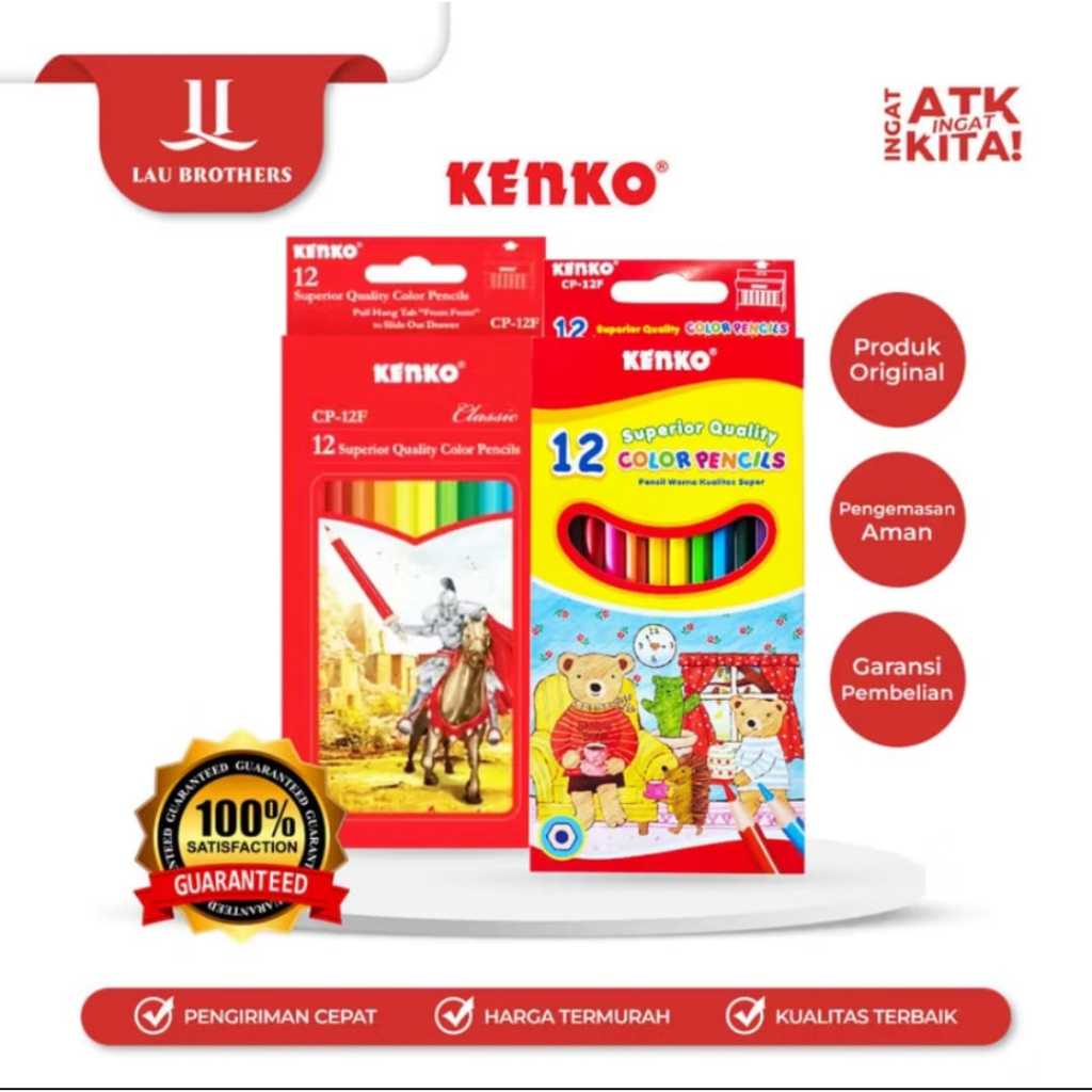 

Pensil Warna 12 Warna Kenko Harga Murah Berkualitas Produk Original
