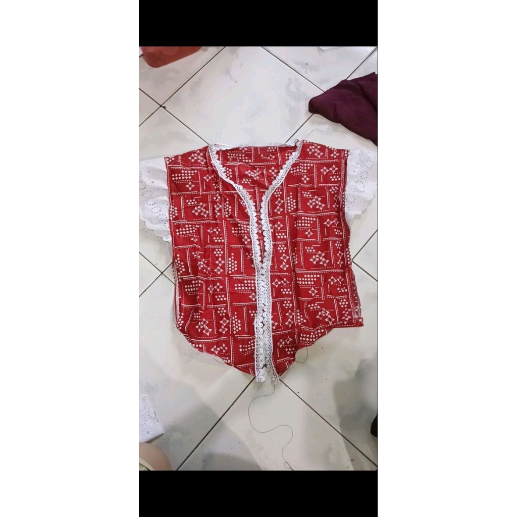 outer batik merah putih