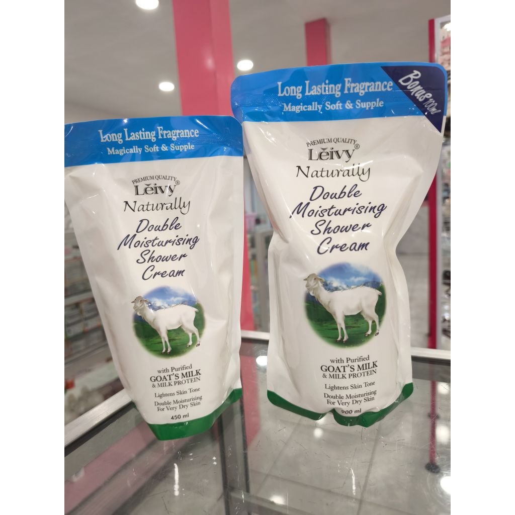 LEIVY NATURALLY DOUBLE MOISTURISING SHOWER CREAM