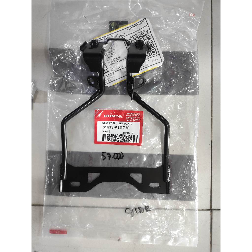 breket plat nomor cb 150r upside down ori