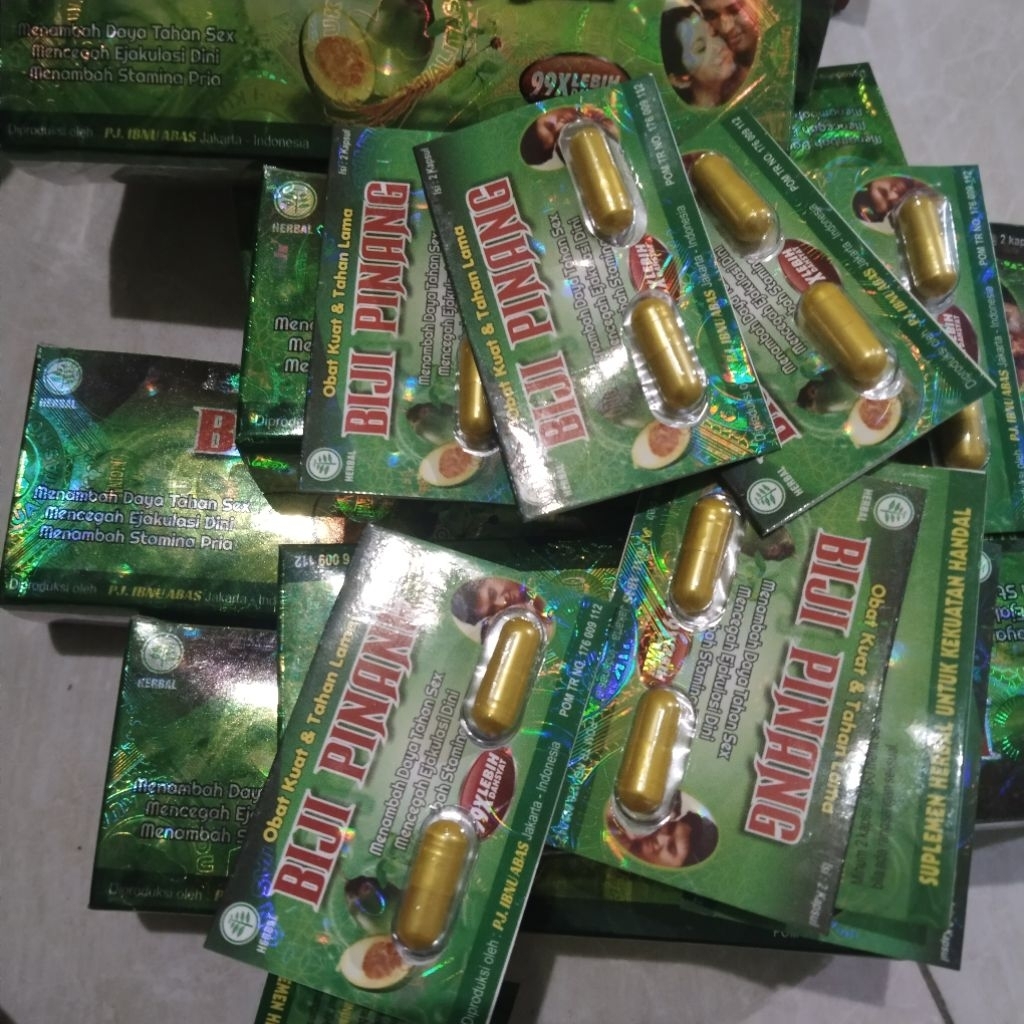 

Buah Biji Pinang Kapsul Original