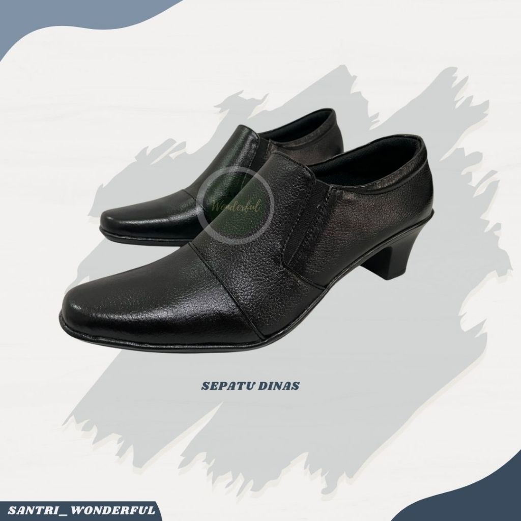 sepatu PDL/PDH wanita kulit asli