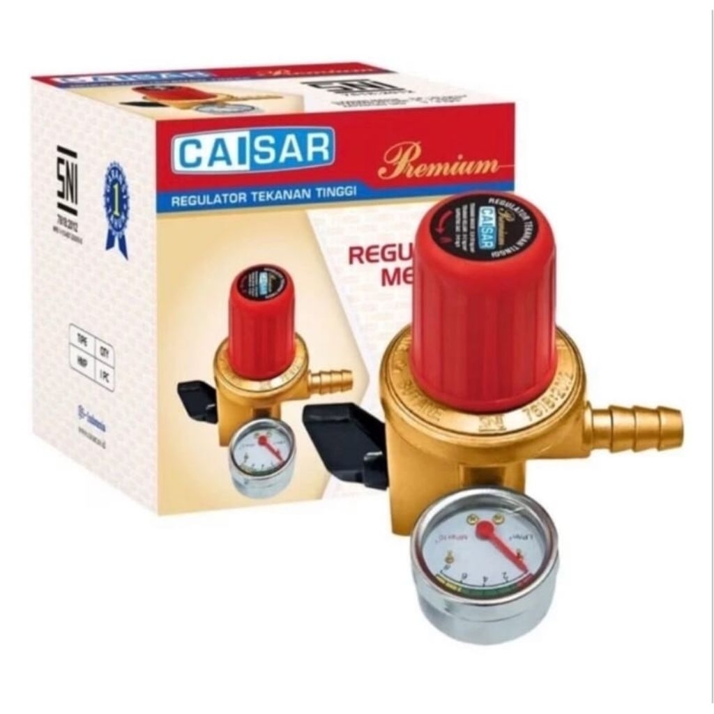Regulator Tekanan Tinggi Caisar Premium Kepala Gas Regulator Tekanan Tinggi Meter Caisar Premium